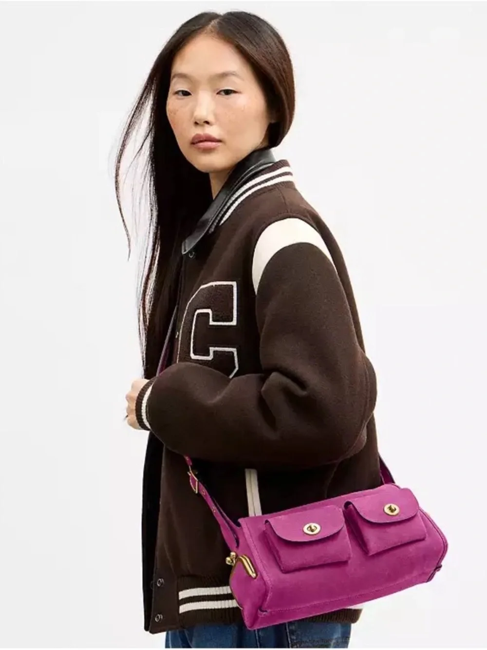 Coach Turnlock Haversack 27 in Magenta